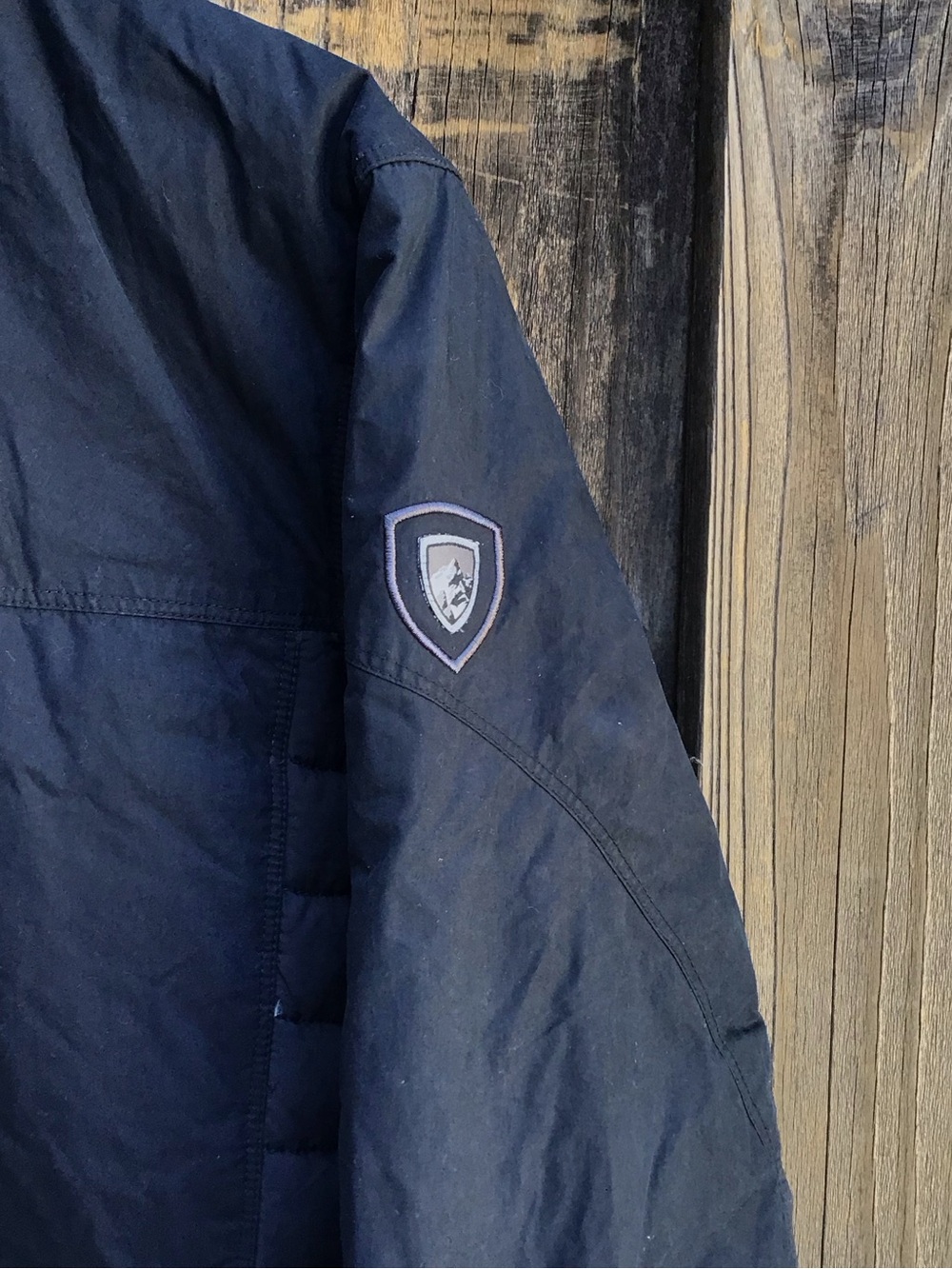 Kuhl Wyldfire Down Jacket Black Insulated Outdoor Mens Small Full Zip Coat - Picture 2 of 7
